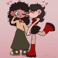 My bestie's oc ( @nerisgallery_ on ig)